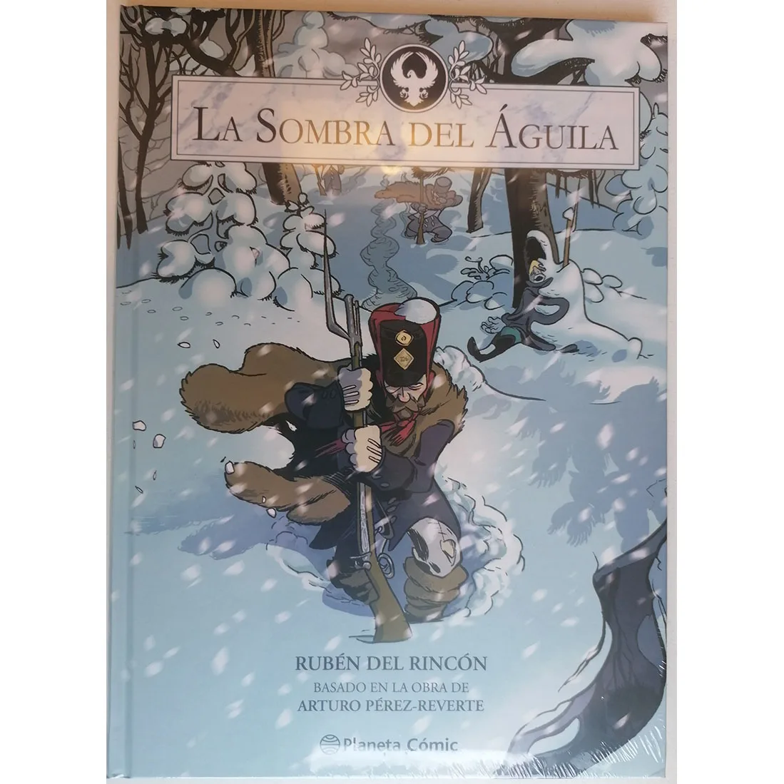 European, the shadow of the Eagle, ED. PLANETA, AÑO 2021, AUTOR ARTURO PEREZ-REVERTE, COMIC BOOK in Spanish, TEBEO, novel GRAFICA