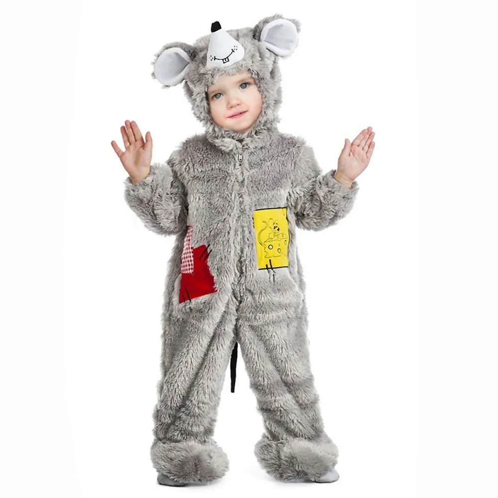 Disfraz de Ratón peluche, Para Bebé 1 a 2 años. Halloween, Carnaval. Disfraces para bebés