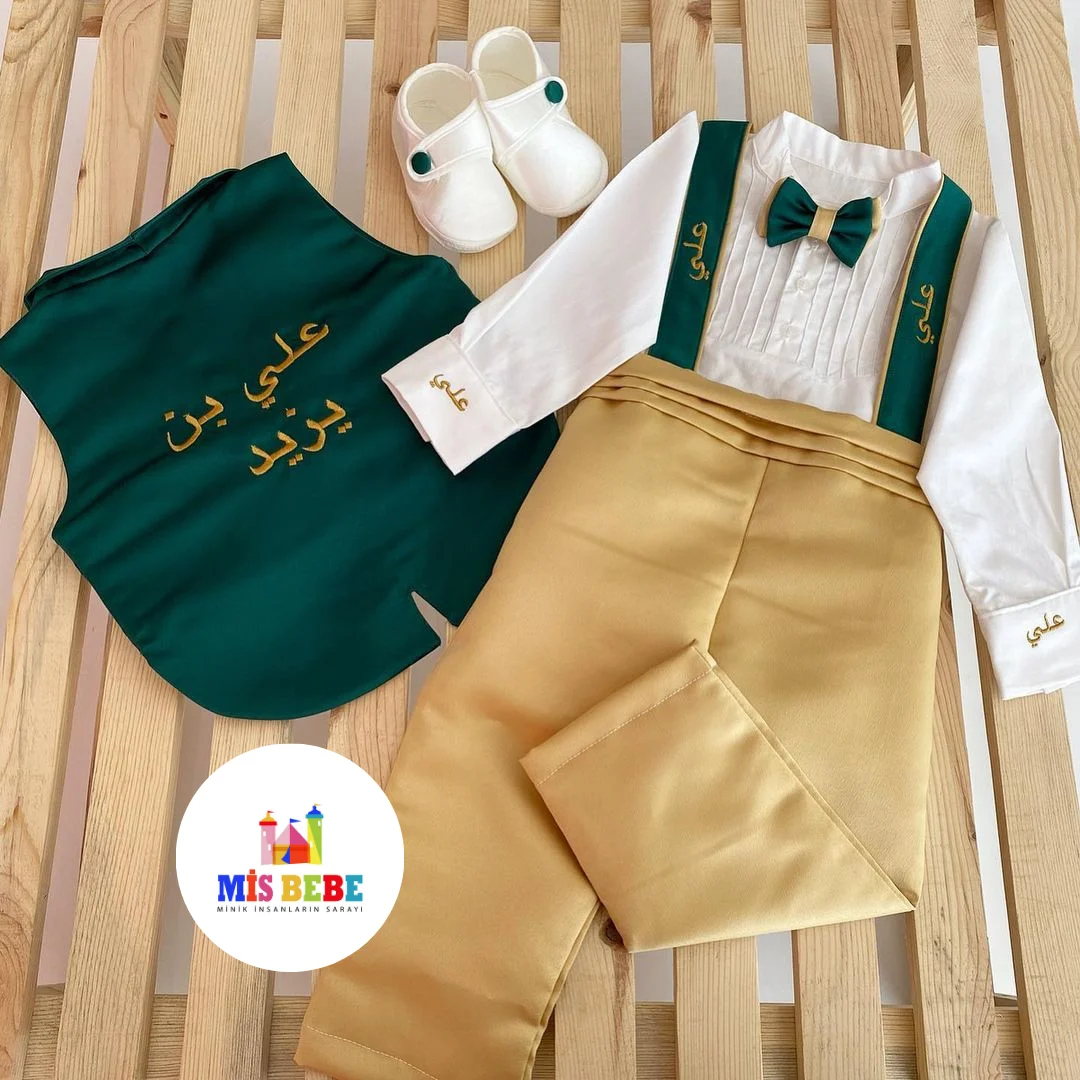 5-Pcs Boy Baby Set Clothing Personalized Outfit Custom Baby Clothes Winter Spring