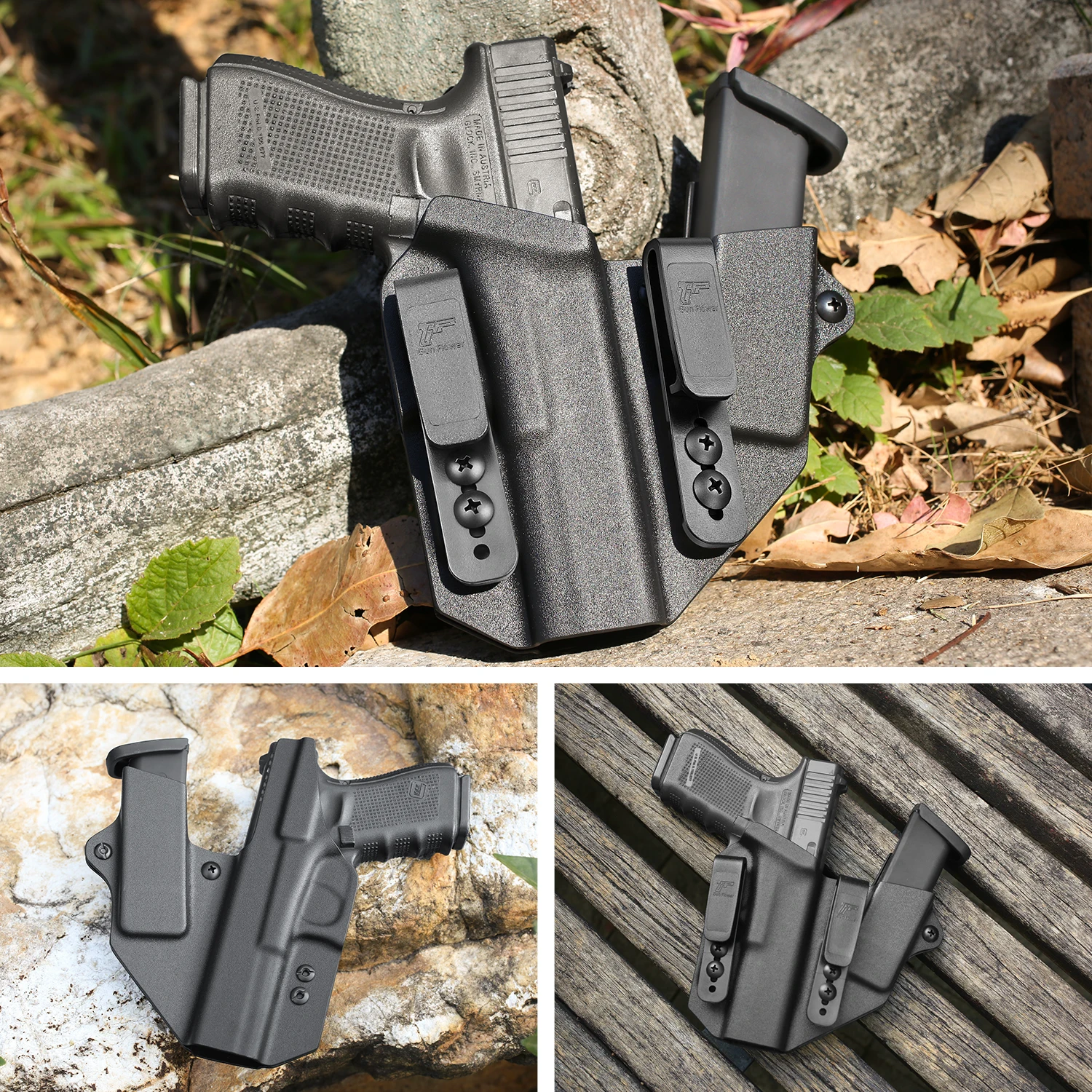 La fondina GF Sidecar Kydex si adatta a Glock 19 G19 G17 compatibile con fondina e custodia