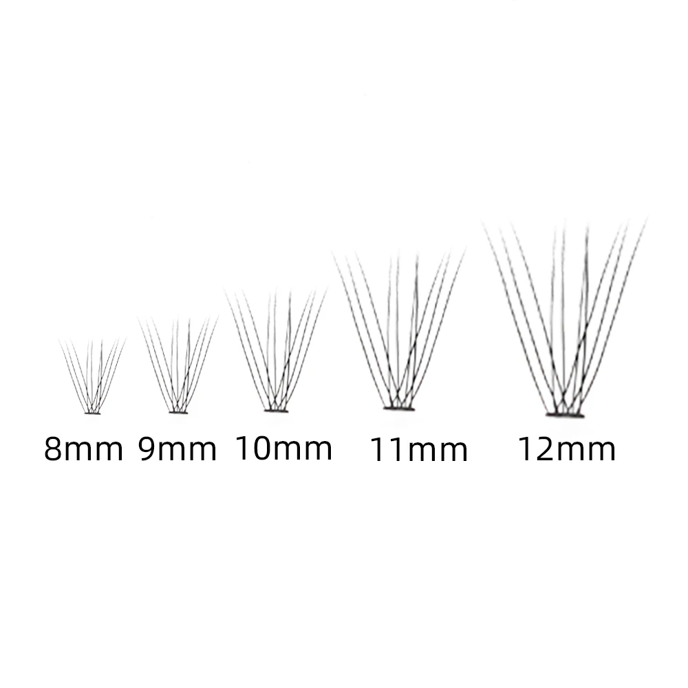 グラフトワールド-個別のまつげ10d,0.07ユニット,扇形,長さ8mm〜14mm,パーソナルメイク用