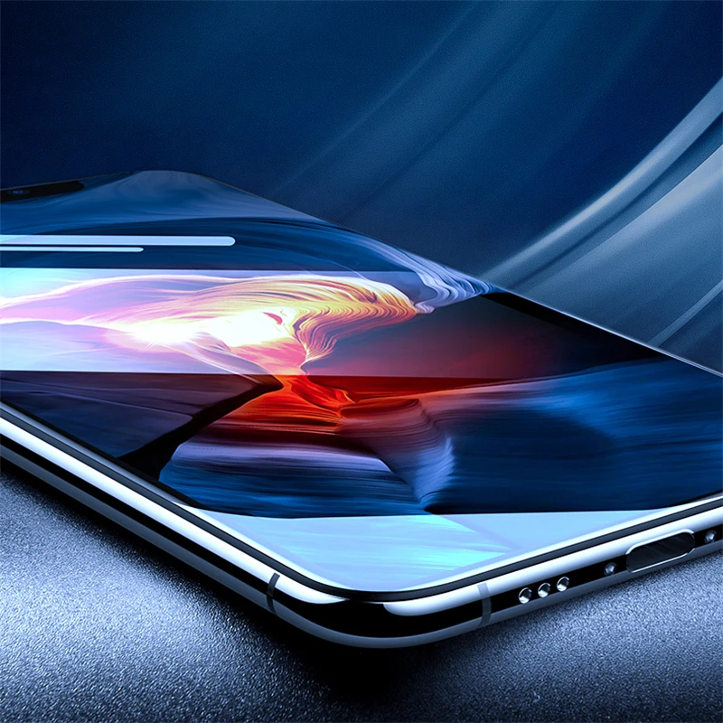 Vothoon Tempered Glass for iPhone 11 Pro Max Xs Max Xr Full Cover edge Screen Protector for iPhone 11 Protective Glass