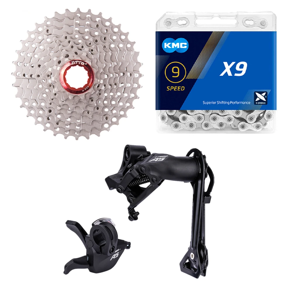 MTB Mountain Bike Bicycle Parts 9S 27S Freewheel Cassette 9V Speed 11-36T Compatible For M370 M430 M4000 M590 M3000 Cheap 2023