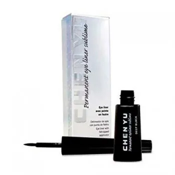 Chen Yu eyeliner with felt tip. Color black. 3ml, liquid, intense color, water resistant, precise stroke