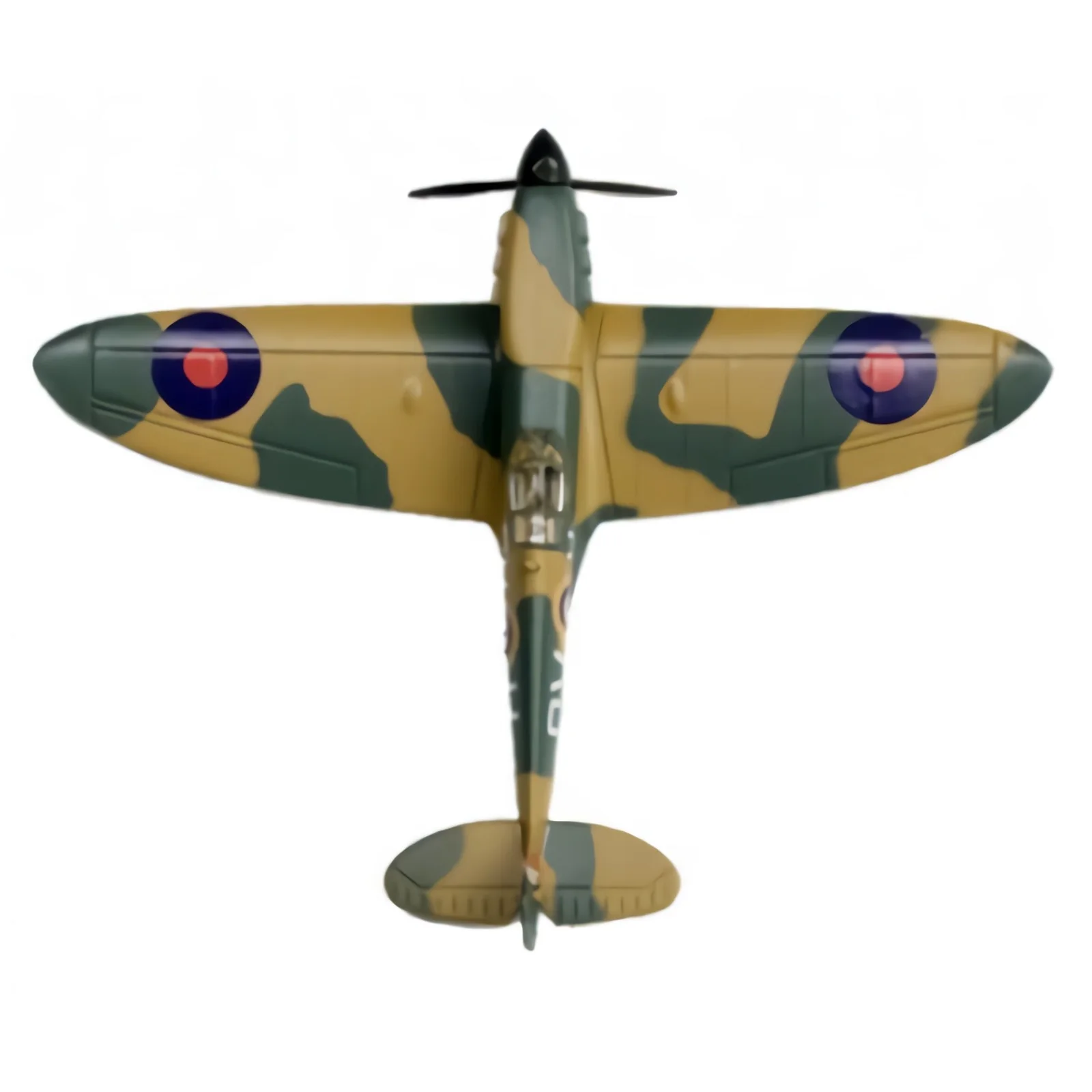 Del Prado, Supermarine SPITFIRE MkII 1936 II World War, Scale 1:93, Royal Air Force, Fighter Jet, Miniature Diecast