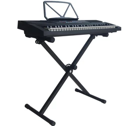 Soporte de piano Electrónico TECLADO ,Soporte de partitura de música para teclado, partes de instrumentos musicales de órgano electrónico, soporte duradero portátil, soporte de música de Piano para el hogar X