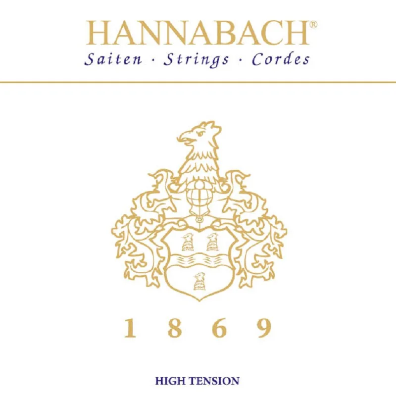 

Hannabach 1869 HT/MHT Carbon / Gold Classical Guitar Strings