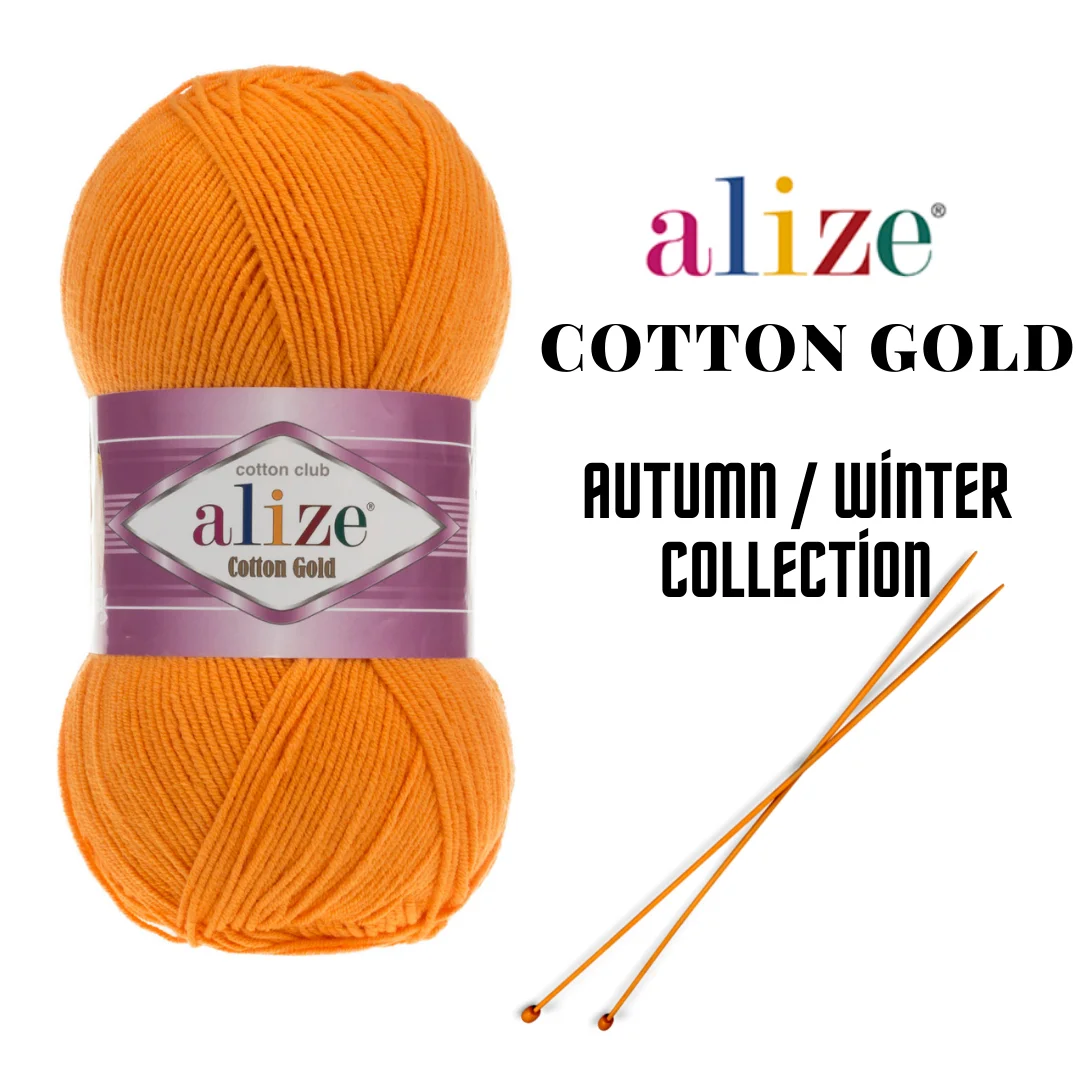 Alize Cotton Gold Crochet Yarn DIY Acrylic for Wool Turkish Doll Hand Knitting Thread Scarf Blanket Shawl Sweater