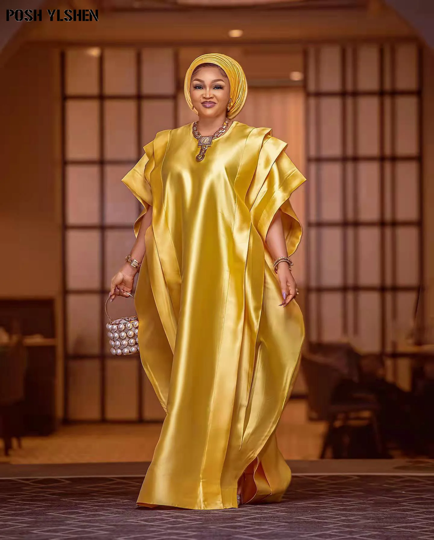 Vestido de caftán Nigeriano para mujer, vestidos africanos, Hijab tradicional, Abaya, muslman, Boubou, 2023