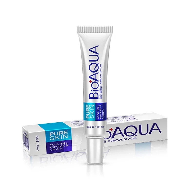 BIOAQUA Herbal Face Cream Anti Acne Treatment Cream Herbal Scar Removal Oily Skin Acne Spots Skin Care Face Care