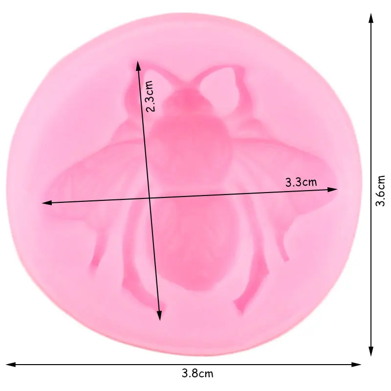 Insect Shape Cake Silicone Mold Candy Chocolate Fondant Molds Pastry Biscuits Mould Baking Wedding Cake Decoration Tools - view 2