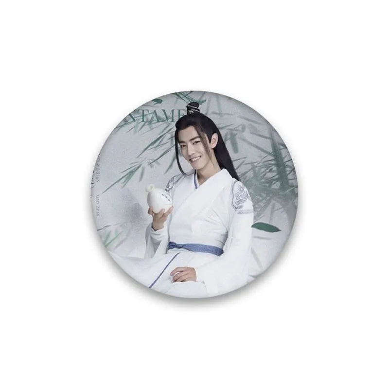 Xiao Zhan Star Acrylic Brooch The Untamed Wei Wuxian Cute Badge On Backpack Decoration Men Women Lapel Pins Jewelry Accessories