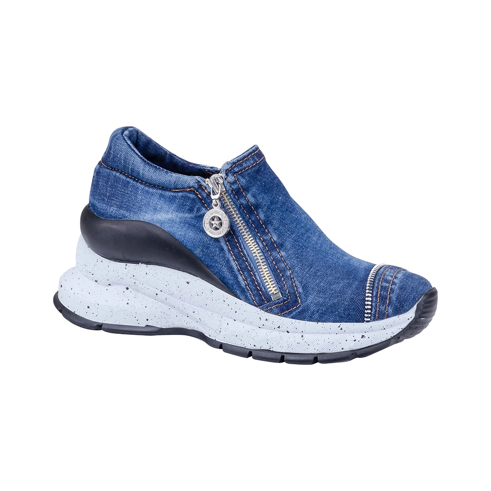 Denim Fabric Handmade Sports Shoes