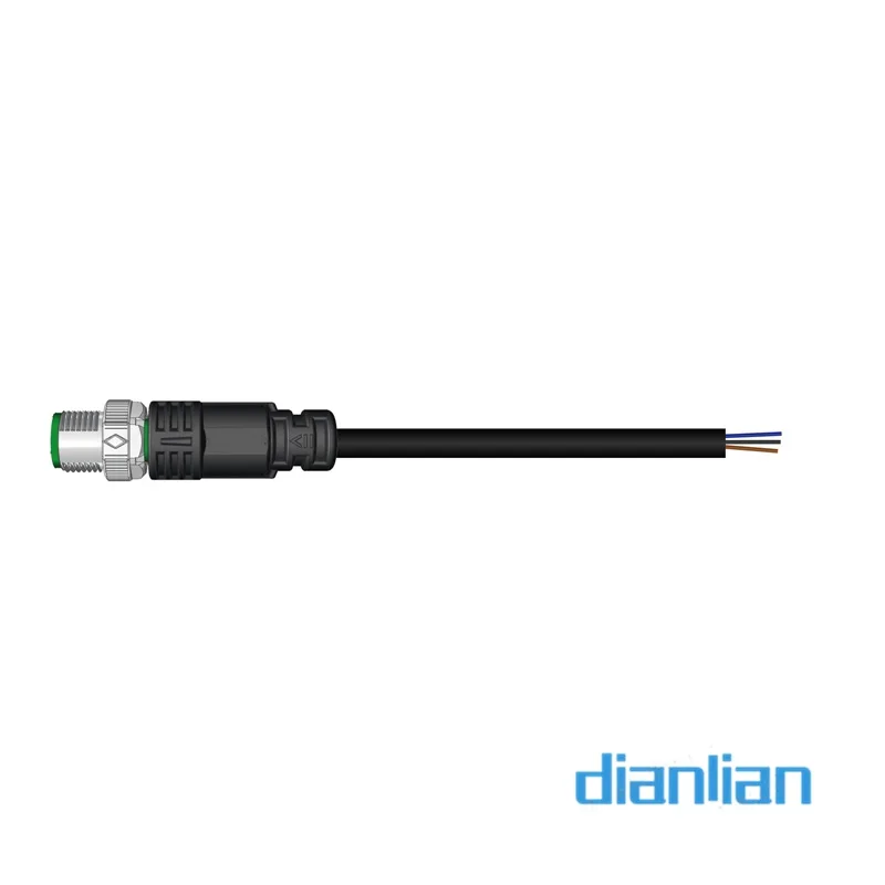 

M12 Male , 4Pin,5Pin, 8Pin, A-Code ,Power Cable , Signal Cable ,