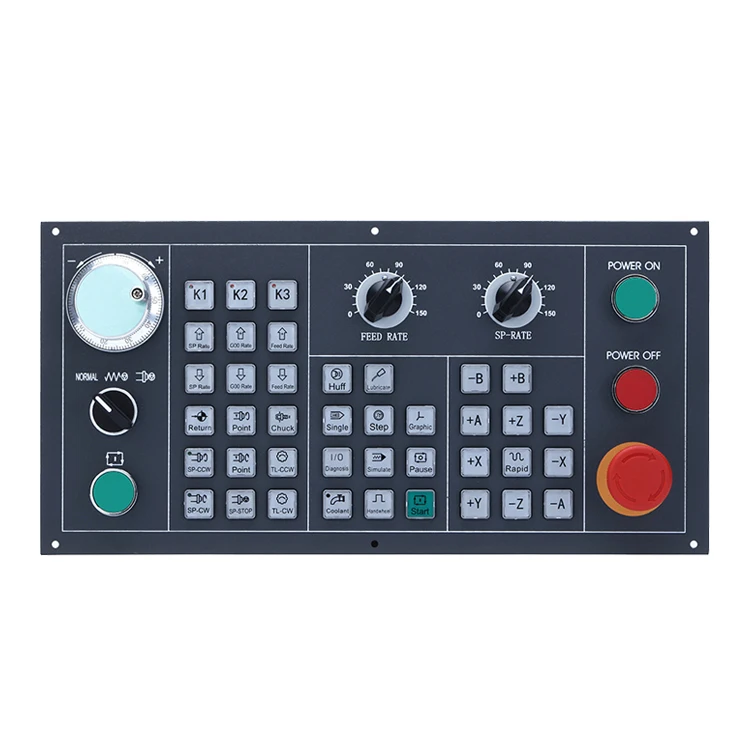 Updated 4 Axis High-performance CNC Lathe &Turning  Controller  new control panel SZGH-CNC1000TDc-4