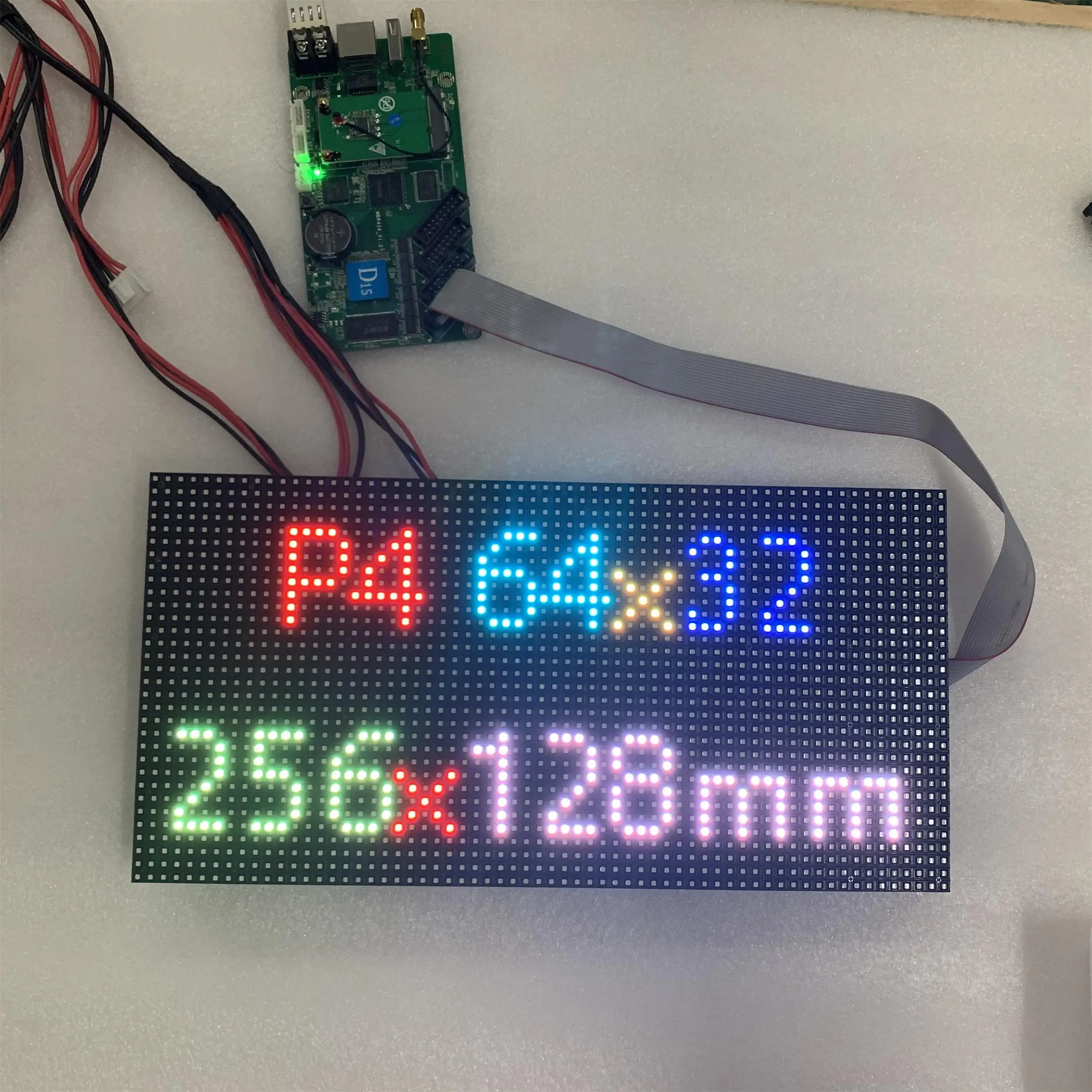การรีวิวและแนะนำแผ่นแสดงผล LED HUB75 D สำหรับการใช้งานกลางแจ้ง