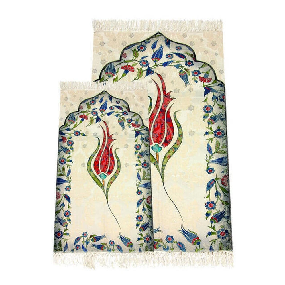 Iqrah ebulli Tulip father son prayer-red color