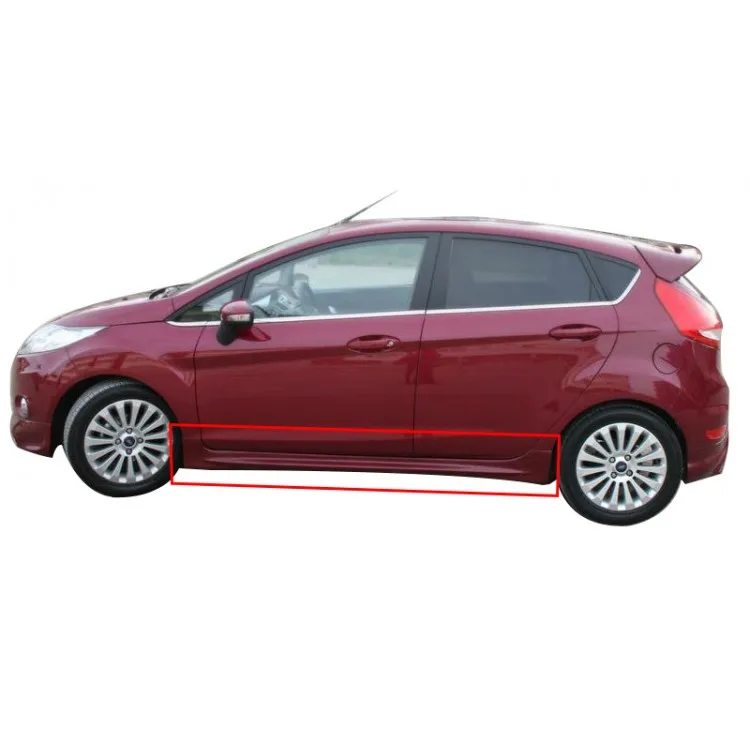 Side Skirt For Ford Fiesta, Mugen Style Side Marker For Fiesta 2008 - 2016 Plastic