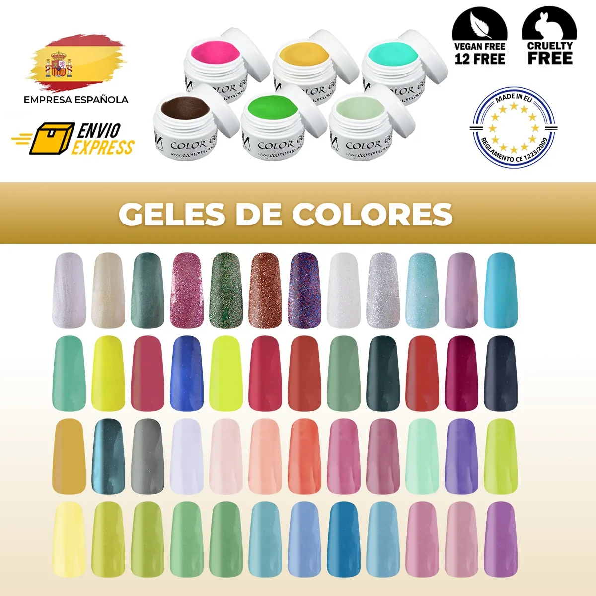 In. 5ml GEL colors for NAILS | ECONOMIC NAILS |