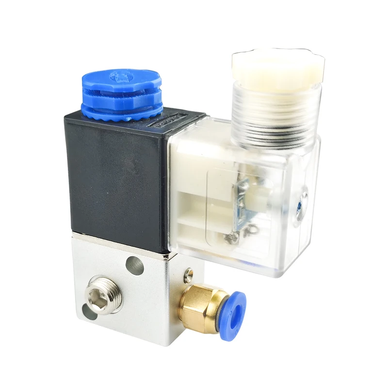 3V1-06 3V1-M5 Pneumatic Control Solenoid Valve  3 Port 2 Position Two-Position Three-way Cylinder Reversing Air Valves