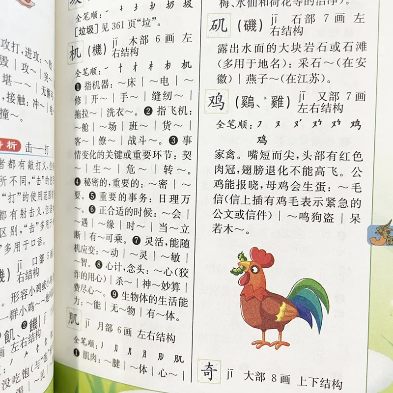 Multifunctional Dictionary for Chinese Primary School Students Full Color Edition Cihai Version