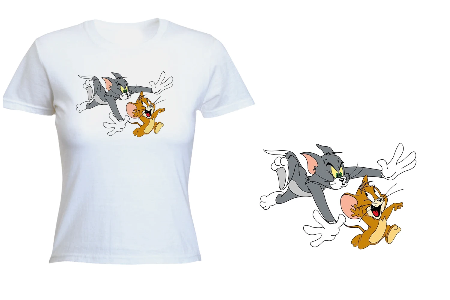 T-SHIRT FOR WOMEN CAT AND MOUSE T-shirt