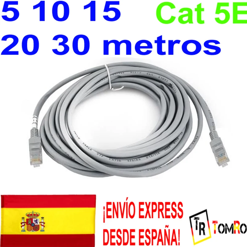 5M 10M 15M 20M 30M Netwerk Kabel RJ45 Kat 5E Utp Ethernet Anti-Fire-Oxiderende Switch Hub Ap Servers Router Gaming