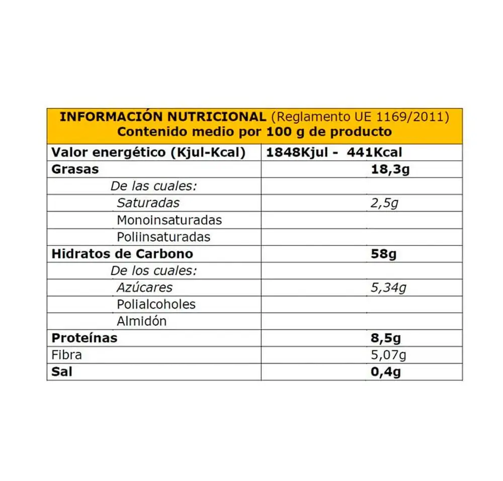 LAPASION - Galleta Rizada integral con edulcorante | caja 2 kg | Ideal para desayunos y meriendas.