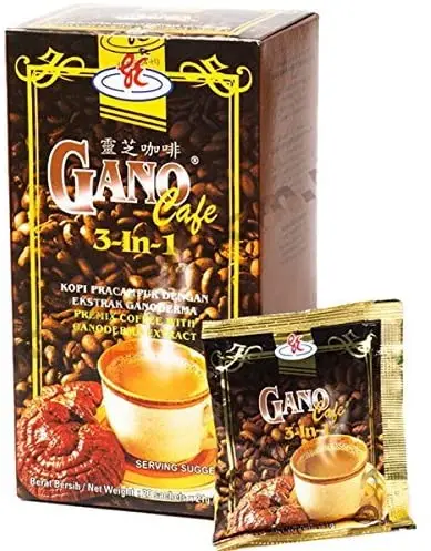 1x Gano Excel Cafe 3 in 1 Coffee Ganoderma Healthy Coffee Healthy , Present , Practical , Turkey Fast Shipping , New 2023 Day