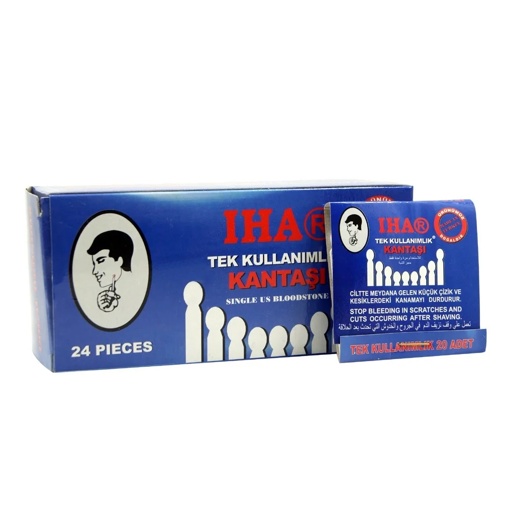 IHA Disposable After Shave Cut Blood Stopper Alum Stick 24 small pack / 480 sticks