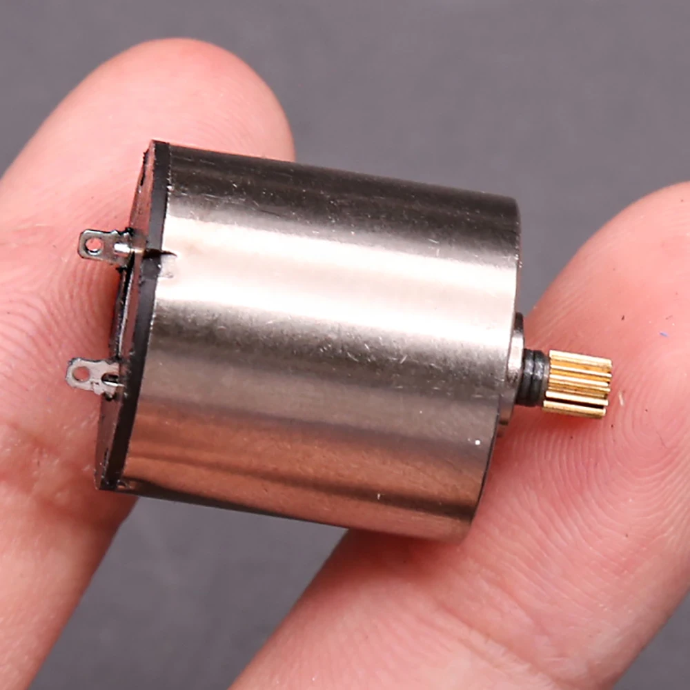 1718 Micro 17mm Coreless Motor DC 12V 19800RPM NdFeB Strong Magnet High Torque Mute Gear 12T Hollow Cup Servo Steering Motor