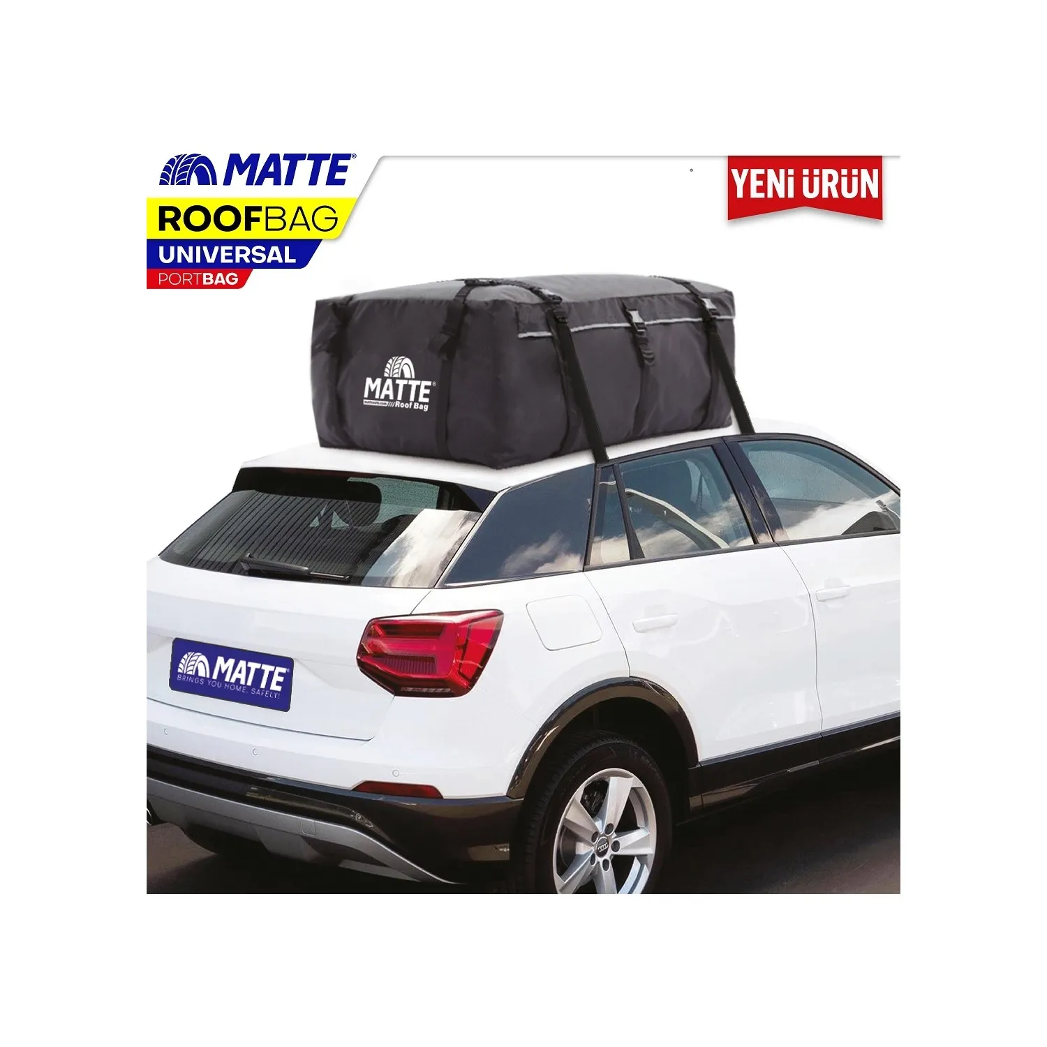 New Generation Roof Luggage, On-Board Auto Roof Bag 500 liters extra luggage volume easy installation extra durable special fabr