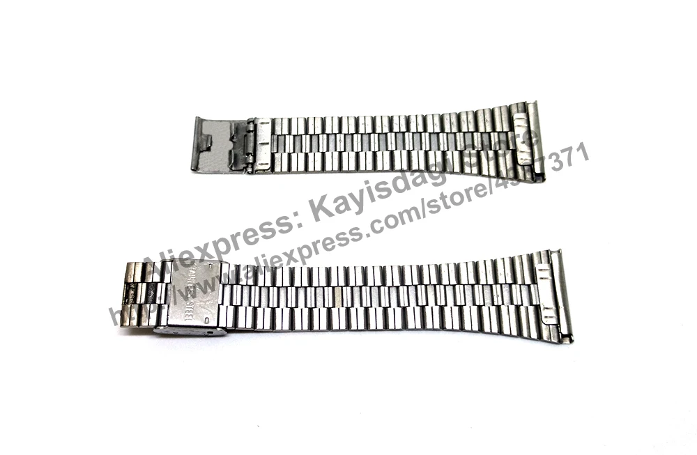 22mm Steinless Steel Watch Band Strap Comp. Casio DataBank DBC-611 , DBC-611E , DBC-800 , DBC-810 , DBC-300 , DBC-1500 B