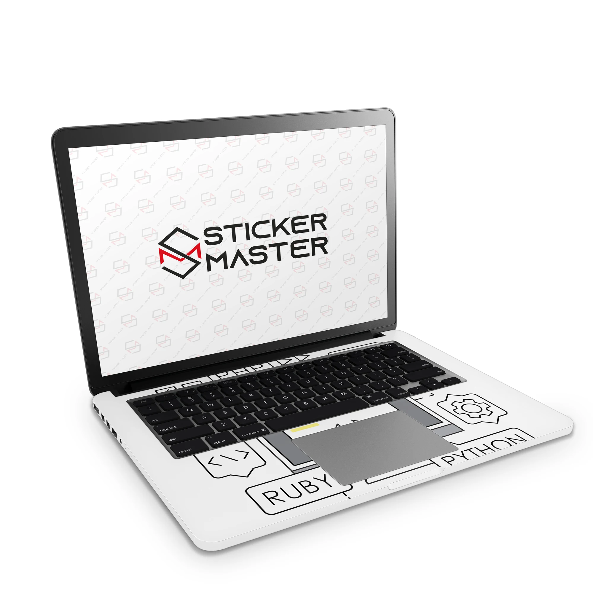 Sticker Master Web Designing Laptop Vinyl Sticker Skin Cover For 10 12 13 14 15.4 15.6 16 17 19 