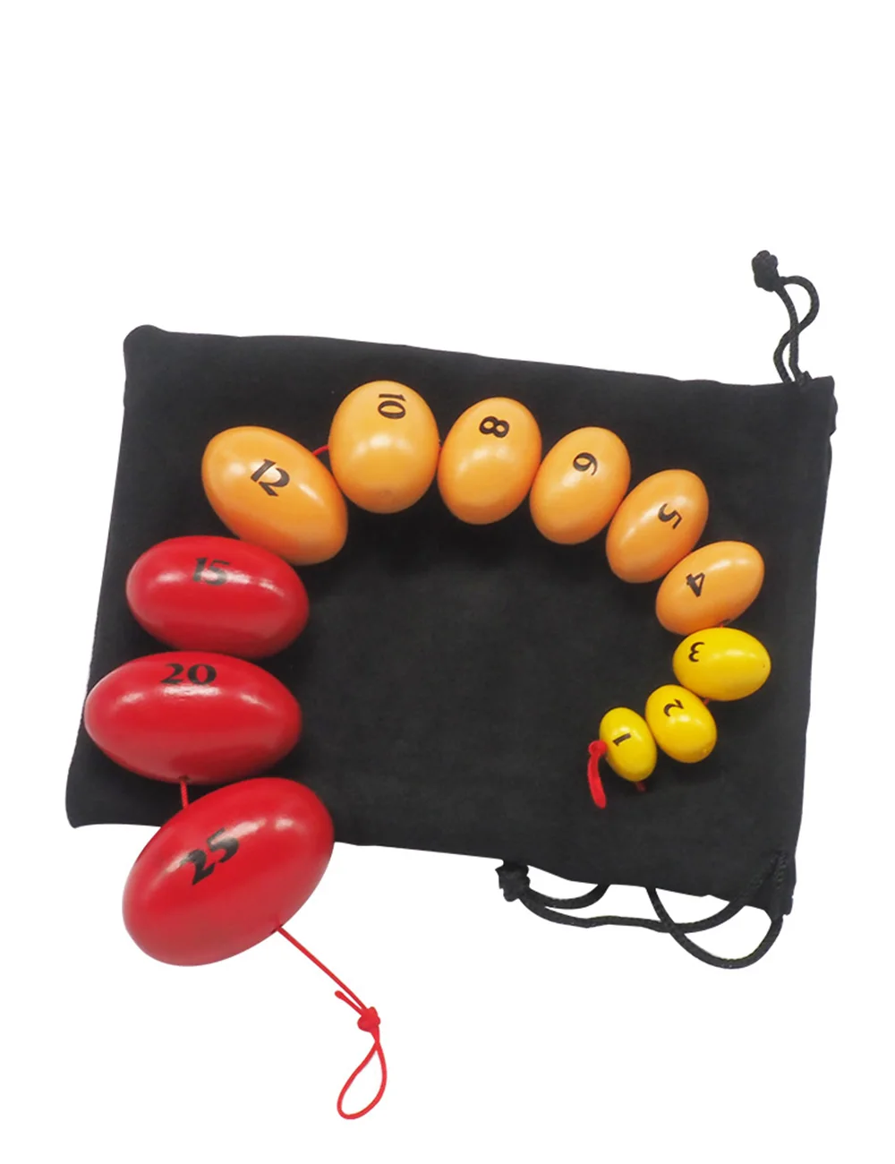 Clinic/Hospital Use Wooden Prader Orchidometer, Prader Balls, Endocrine Rosary for Measuring Testis Scale