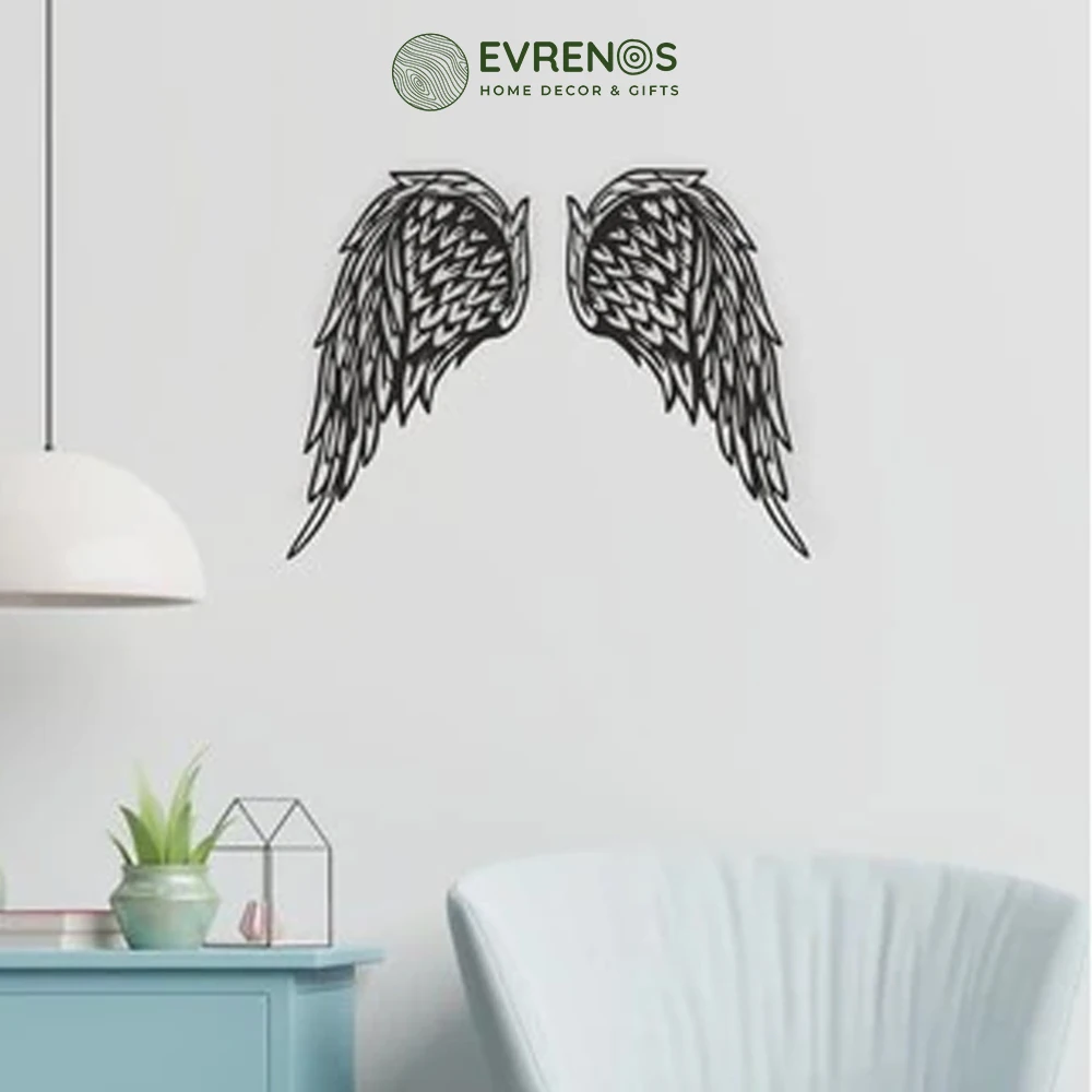 

Angel Wing Wall Decor Ornament Wood Decorative Table