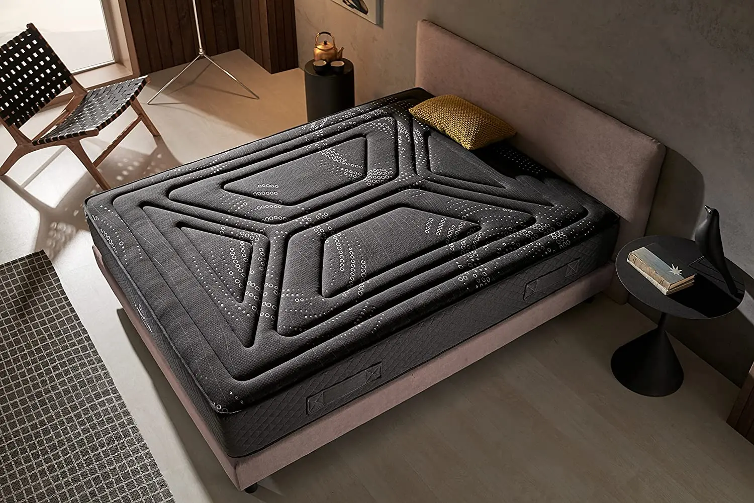 SIMPUR LOW COST, COLCHÓN Dame Nuit, Todas las Medidas, Muelles ensacados, Altura 25, Silencioso, Soporte morfológico con firmeza progresiva,