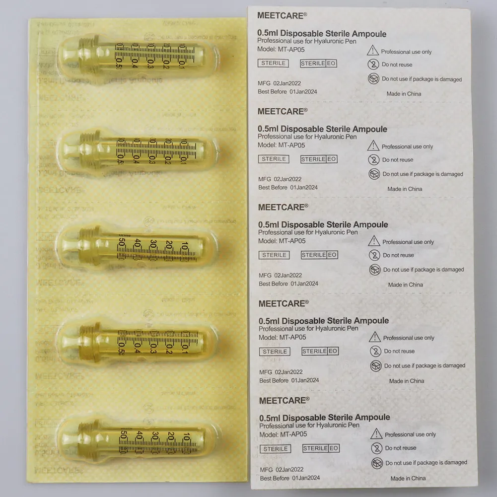 0,3ml 0,5ml Ampullenkopf-Kartusche für Hyaluron-Pen Hyaluronsäure-Pen LIP BOOST Bart Haar Schönheits- und Hautpflege-Tool – Detail 7