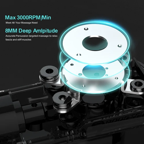 Imagen 2 del producto Booster - Mini pistola masajeadora de cuello eléctrica, fascia inteligente para relajación corporal, fitness, relajación muscular