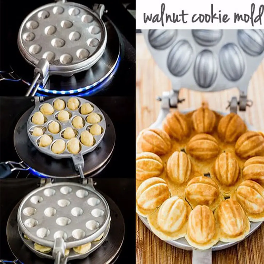 Casting Tartlet Mold Small Tartlet Mold Different Shapes Walnut Tartlet