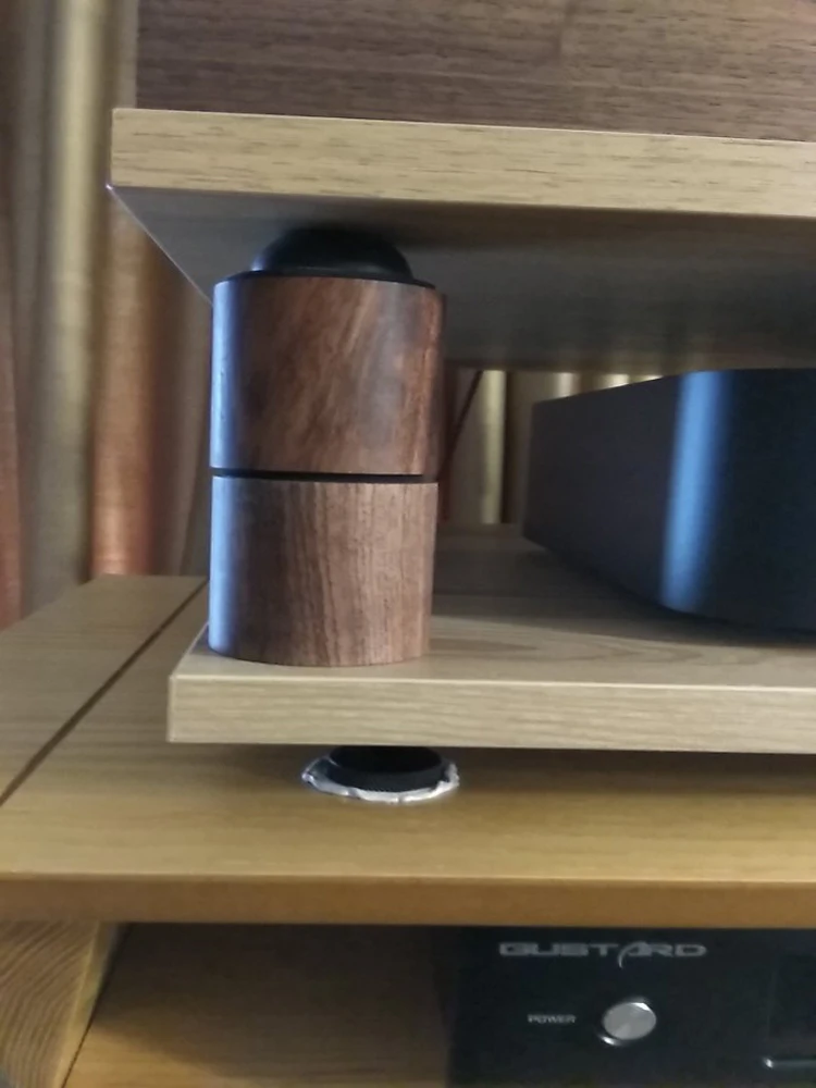 4 sztuk Rosewood HiFi głośniki Audio wzmacniacz podwozie Anti-shock amortyzator stóp ochraniacze na nóżki absorpcji drgań stoi 45*45mm