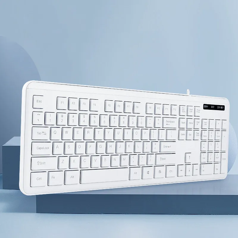 Washable USB Wired Computer Keyboard IP68 Waterproof Anti-bacterial Dust-proof Medical Equipment Industry Dedicated