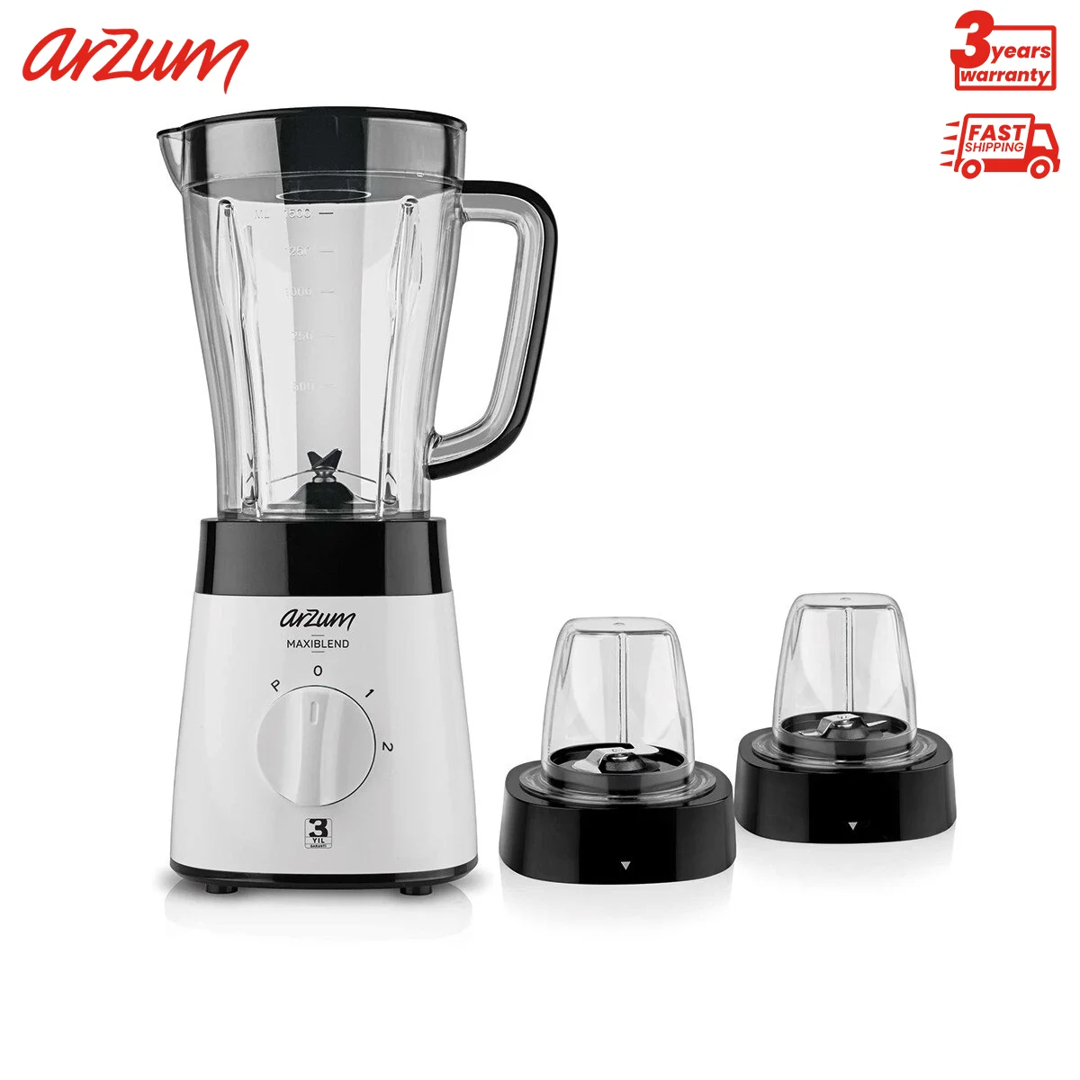 ARZUM maxibpresta frullatore per Liquidiser frullatore da cucina elettrico portatile lame in acciaio inossidabile elettrodomestici da cucina robot da cucina