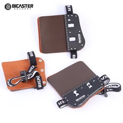 Bicaster SP3 Barebow Finger Tab LH/RH Cowhide + Aluminum Plate L/M/S