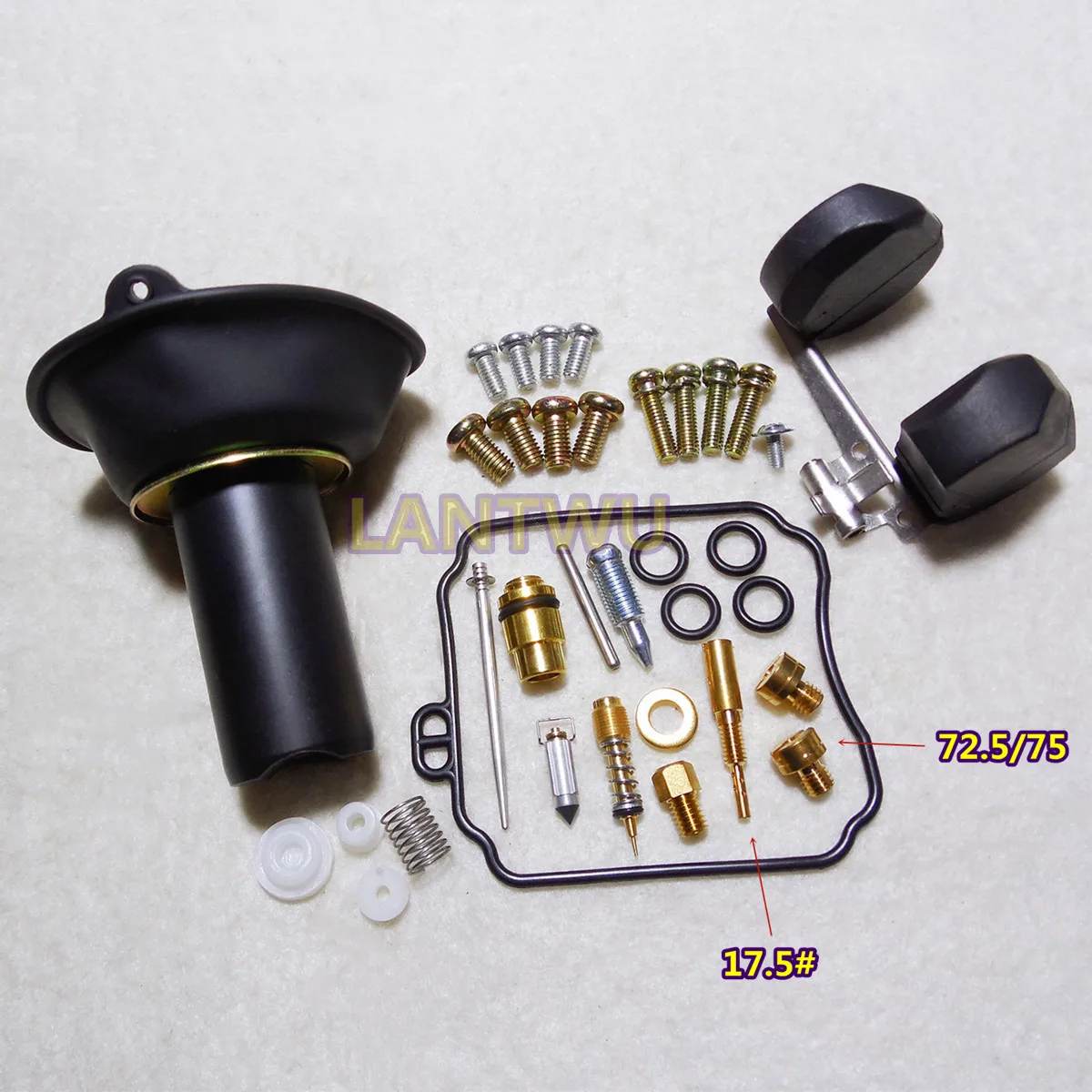 (1set/pack) 87~88 version YM FZR250 motorcycle BDS2600 carburetor repair kit (Narrow beam bracket version) with plunger assembly