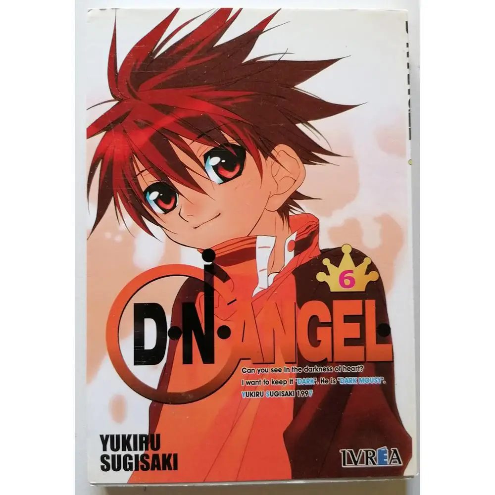 D N ANGEL No. 6, MANGA, ED. IVREA, year 2003, author YUKIRU SUGISAKI, GENERO SHOJO, TEBEO in Spanish, very good condition, ORIENTAL Reading