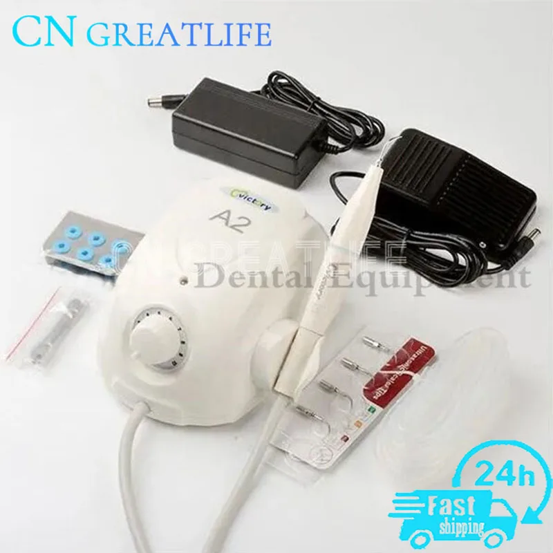 Automatic Frequency Tracking Portable Teeth Whitening Cleaning Machine Ultrasonic Dental Scaler with Detachable Scaler Handpiece