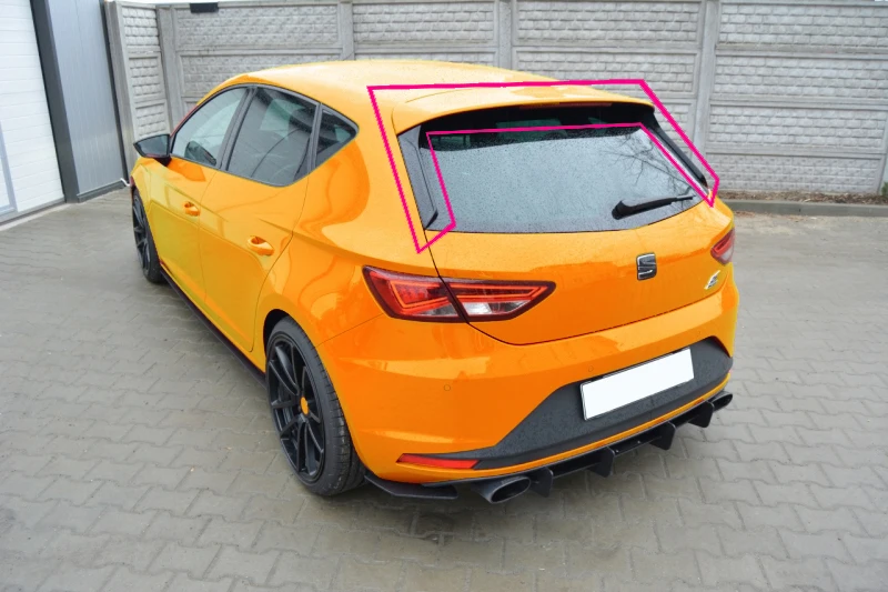 Seat Leon MK3 5F 2013 2019 plastikowy Spoiler w stylu FR