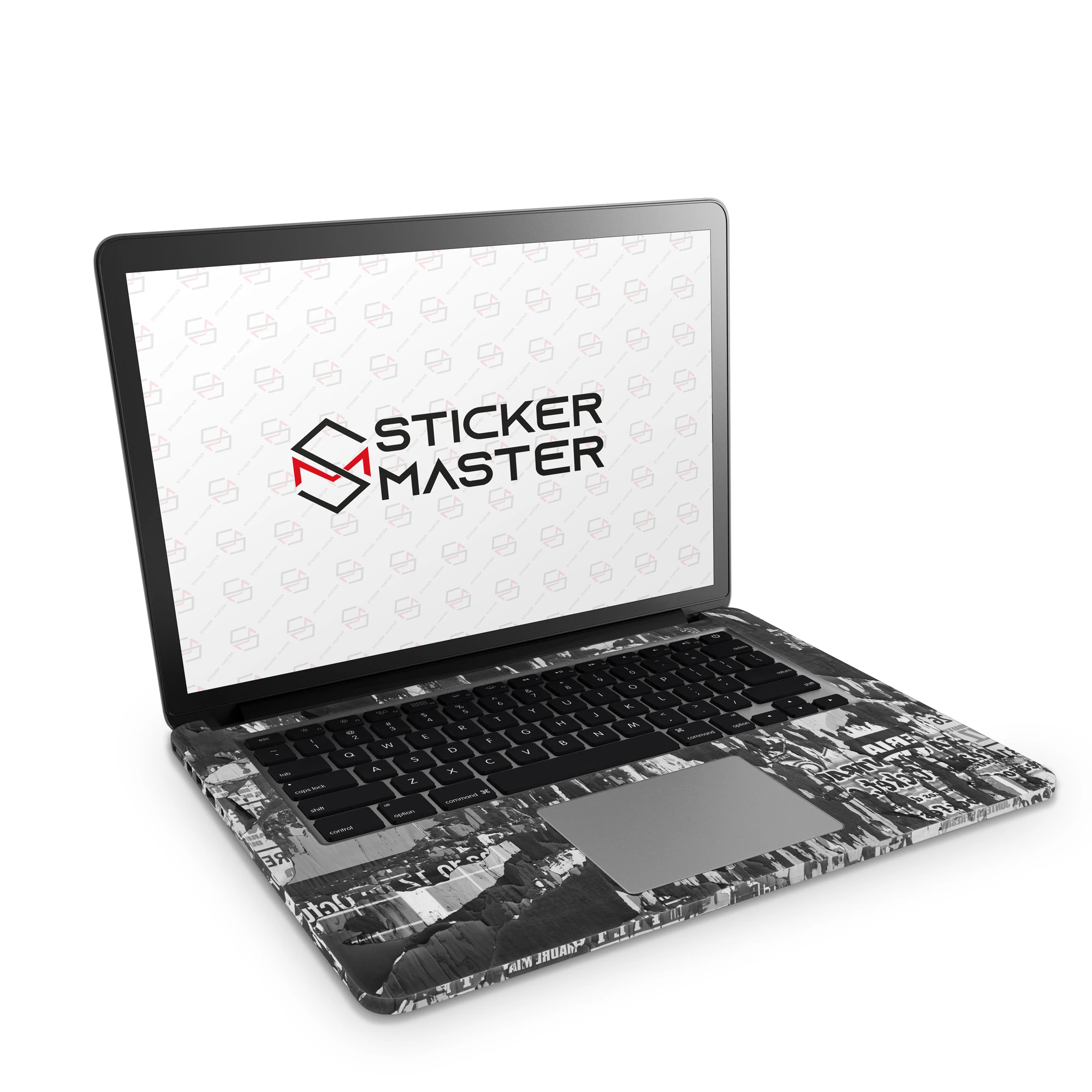 Sticker Master Graffiti Black Style Laptop Vinyl Sticker Skin Cover For 10 12 13 14 15.4 15.6 16 17 19 