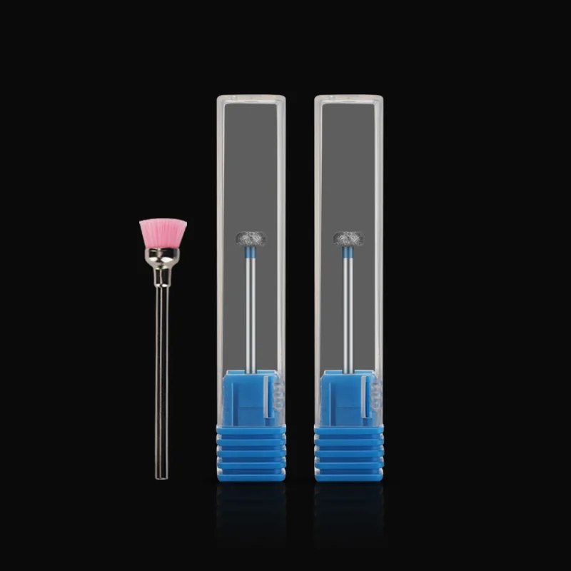 2 teile/los Diamant Nagel Bohrer Fräser Rotary Grat Häutchen Sauber Bits Gerät für Maniküre Nagel Dateien Kunst Werkzeuge – Detail 10
